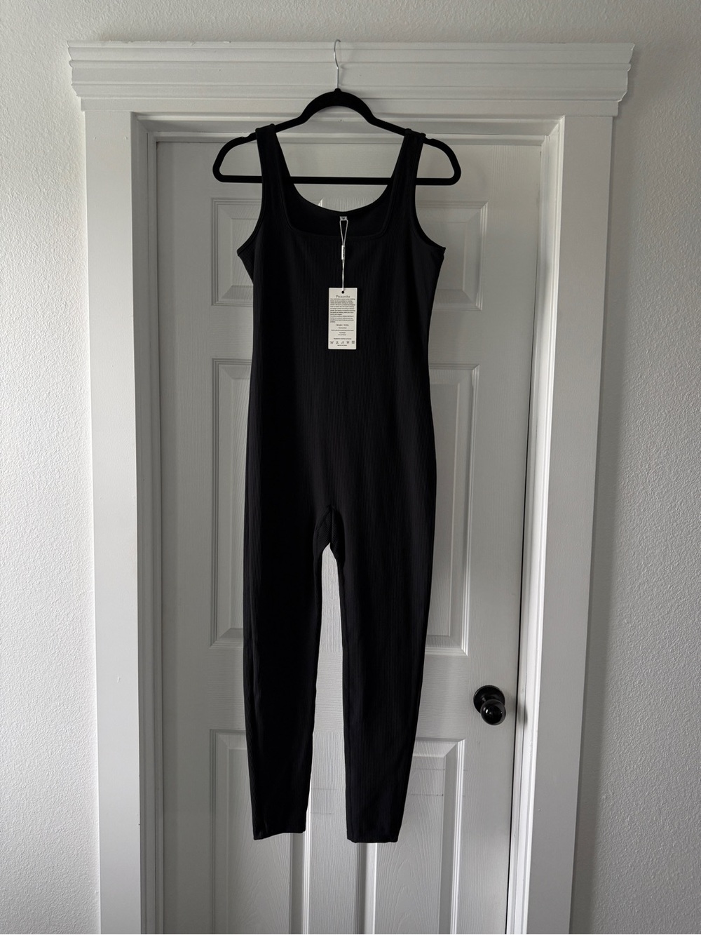 Black Sleeveless Jumpsuit Bodysuit